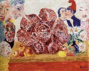 James Ensor Red Cabbage and Masks Spain oil painting artist